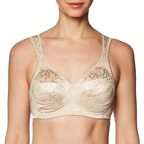 Playtex Women's 18-Hour Ultimate Lift Wireless Full-Coverage Bra with Everyday Comfort, Single Or 2-Pack